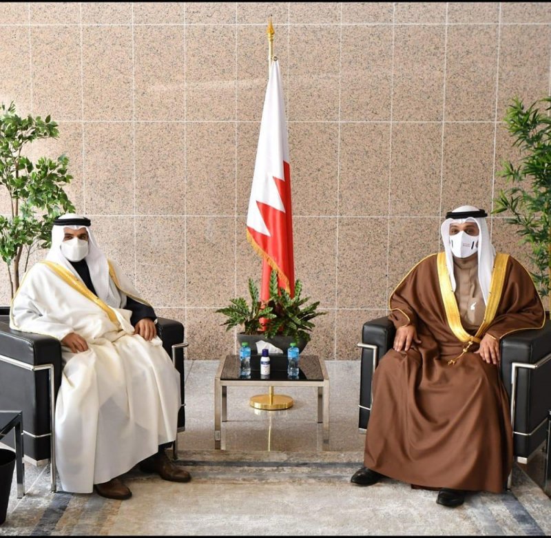معالي وزير المالية والاقتصاد الوطني يستقبل سفير مملكة البحرين لدى المملكة العربية السعودية