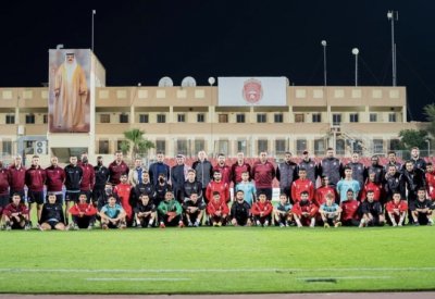 فريقا قرطبة الاسباني والمحرق يخوضان تدريبا مشتركا