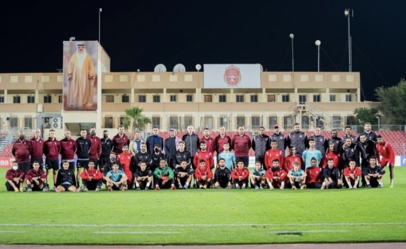 فريقا قرطبة الاسباني والمحرق يخوضان تدريبا مشتركا