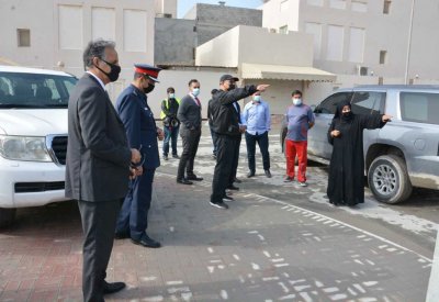 العصفور يشيد بتوجيهات سمو ولي العهد رئيس مجلس الوزراء بسرعة تعويض المتضررين جراء أمطار اللوزي