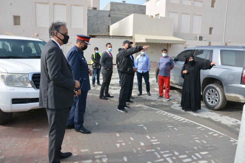 العصفور يشيد بتوجيهات سمو ولي العهد رئيس مجلس الوزراء بسرعة تعويض المتضررين جراء أمطار اللوزي