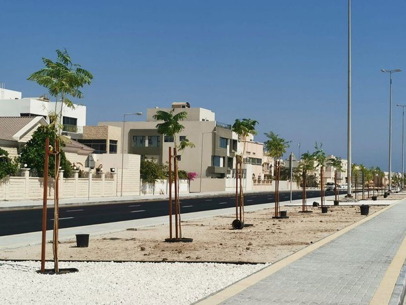 "الجودر": بلدية المحرق تنتهي من أعمال مشروع تأهيل وتجميل شارع 47