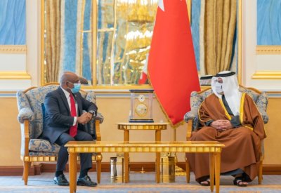 سمو ولي العهد رئيس مجلس الوزراء يلتقي رئيس الدورة السادسة والسبعين للجمعية العامة للأمم المتحدة