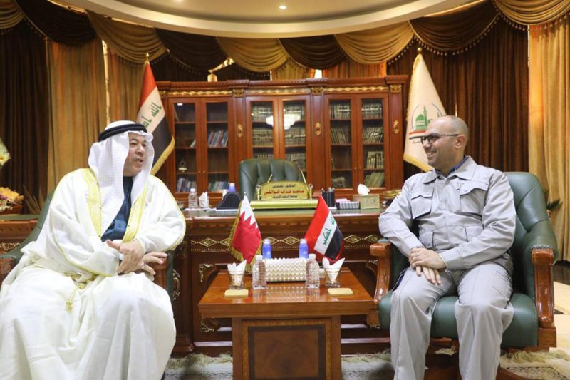 محافظ النجف الأشرف يستقبل القنصل العام لمملكة البحرين في النجف