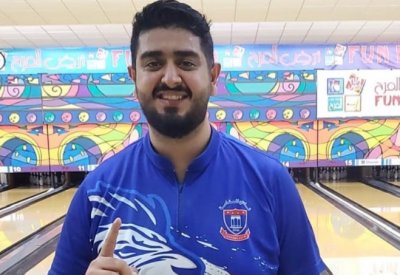 لاعب المنامة أحمد الخاجة بطلا لكأس الأساتذة للبولينغ