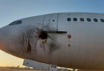 تضرر طائرة مدنية جراء قصف طال مجمع مطار بغداد