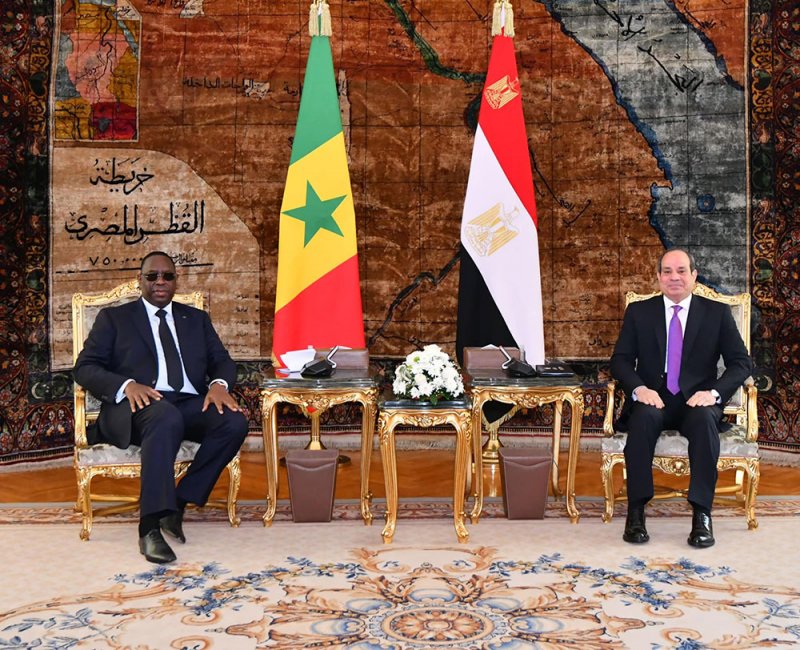 السيسي لنظيره السنغالي: يجب التوصل لاتفاق ملزم بشأن سد النهضة