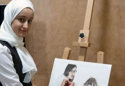 52 طالباً يعبرون برسوماتهم عن دعم ذوي صعوبات التعلّم