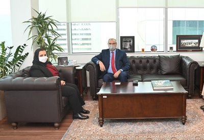 وكيل وزارة الصناعة والتجارة والسياحة تجتمع مع سفير دولة إسرائيل