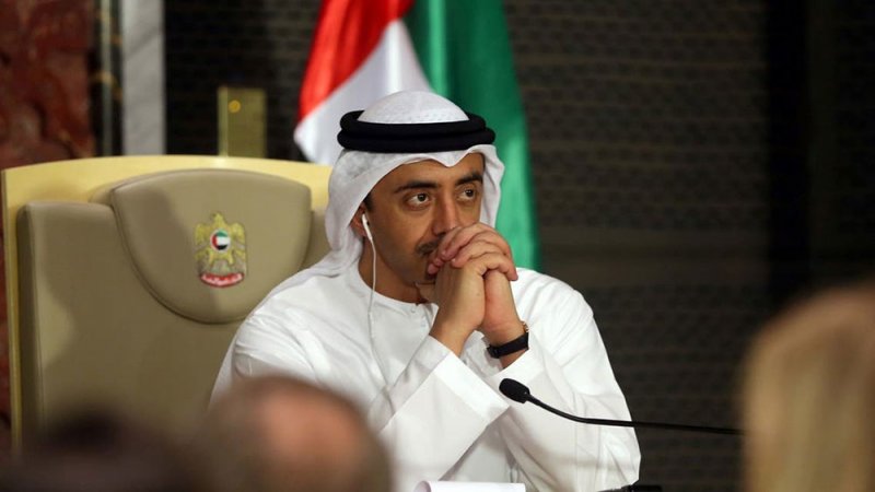 وزير خارجية الإمارات: ندعو لوقف التصعيد الخطير في المنطقة