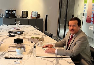 سفير البحرين لدى مملكة بلجيكا يجتمع مع الرئيس التنفيذي لغرفة تجارة وصناعة بروكسل
