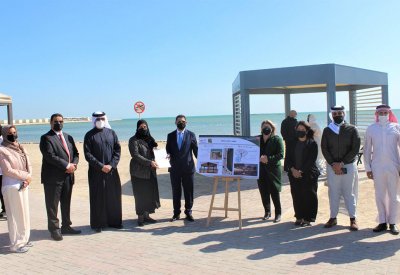 بنك البحرين والكويت يدعم تطوير ساحل عسكر ليتحول لممشى بيئي يخفض الإستهلاك ويخلق بيئة مستدامة