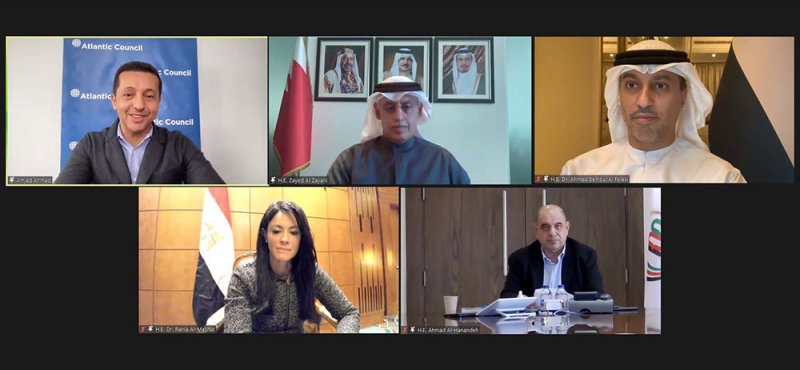 وزير الصناعة يشارك كمتحدث في فعالية إطلاق مبادرة "تمكين الشرق الأوسط"