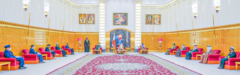 جلالة الملك المفدى يستقبل قائد القيادة المركزية الأمريكية