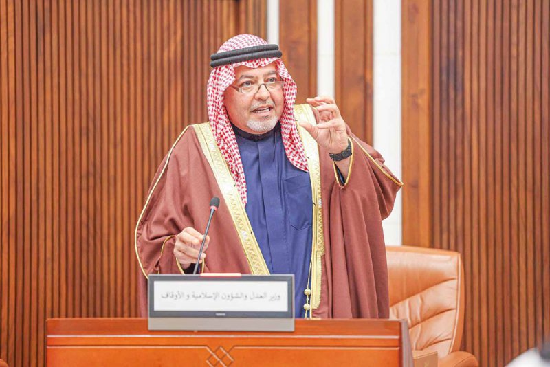 وزير العدل: 44 قضية سنويًّا يتم التقاضي فيها بالإنجليزية