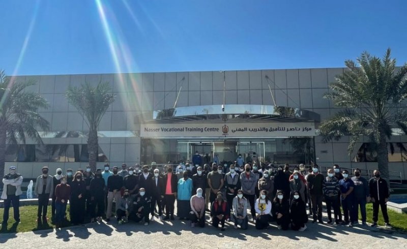 مركز ناصر للتأهيل والتدريب المهني ينظم برنامج المشي بمناسبة يوم البحرين الرياضي