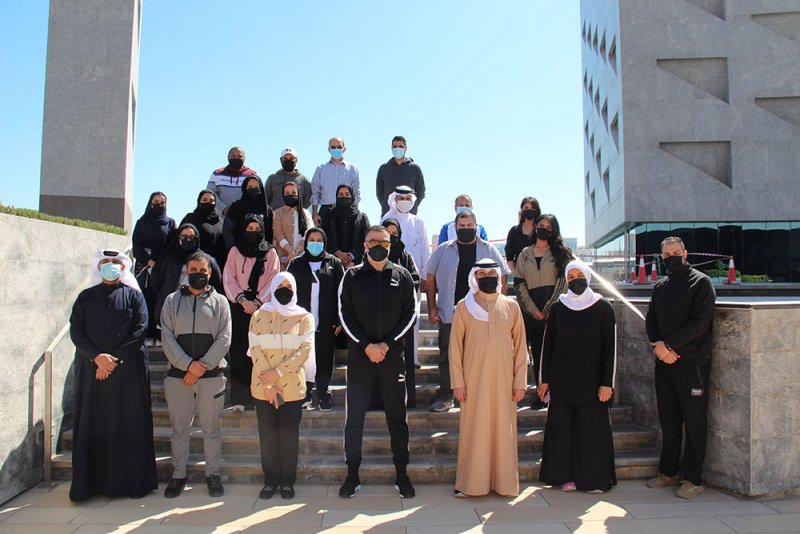 الجهاز الفني والإداري بمجلس المناقصات والمزايدات يٌنظم فعالية اليوم الرياضي
