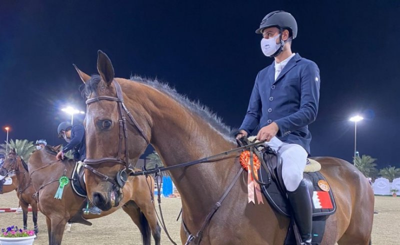 حمد فخراوي يحقق المركز السادس في بطولة كأس حاكم الشارقة لقفز الحواجز