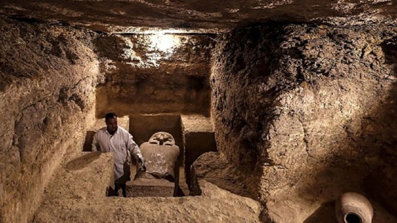موقع مصري يتحدث عن كشف أثري جديد يعود للعصر الفرعوني المتأخر