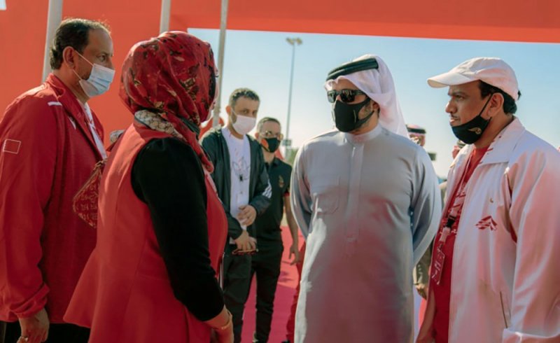خلال مشاركته في الفعالية .. وفد سلطنة عمان يشيد اليوم الرياضي البحريني
