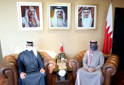 المؤيد يناقش مع صلاح الدين فرص الاستثمار في المنشآت الرياضية