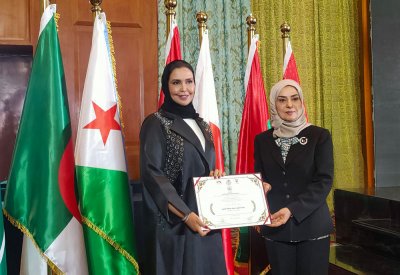 الإتحاد البرلماني العربي يمنح الدكتورة جهاد الفاضل جائزة التميز البرلماني للعام 2021