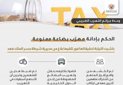 الحكم بالسجن والغرامة لمهرب بضاعة ممنوعة.. وهذه التفاصيل
