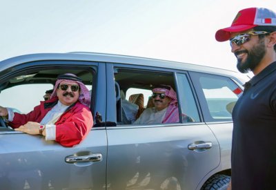 جلالة الملك يشهد منافسات كأس جلالته لسباقات القدرة