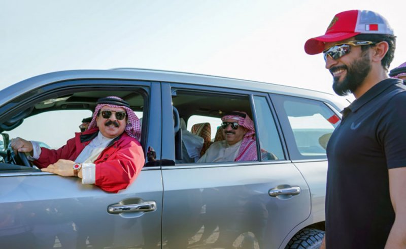 جلالة الملك يشهد منافسات كأس جلالته لسباقات القدرة
