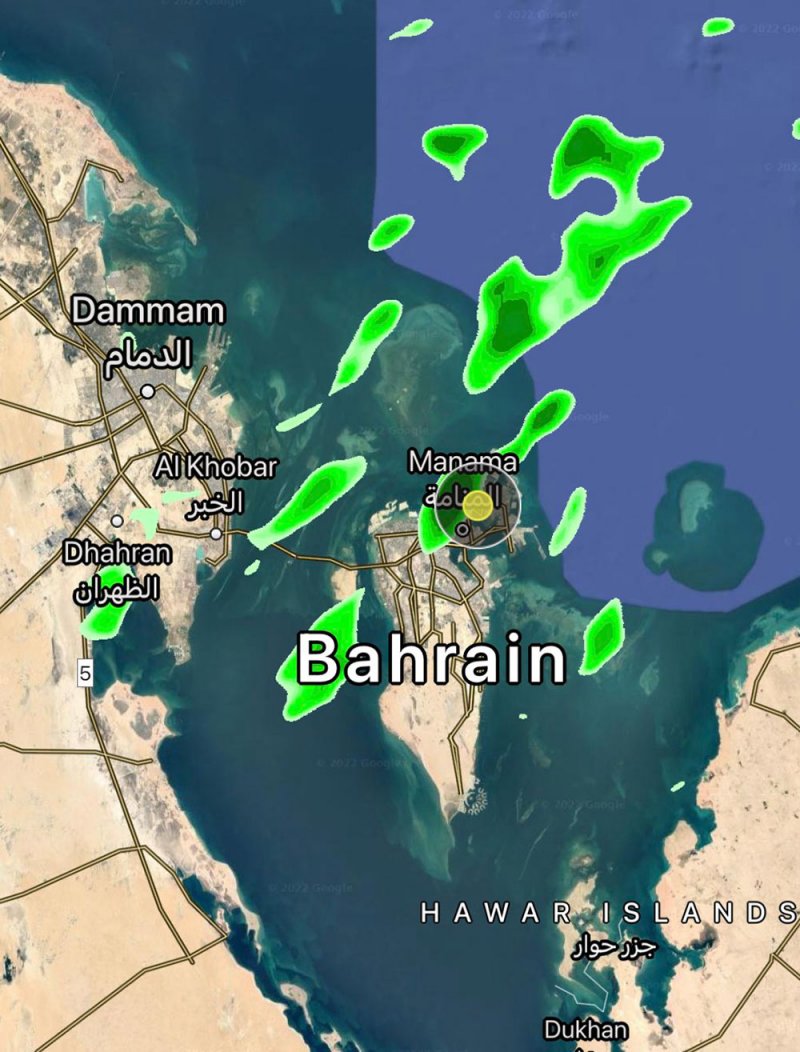 أمطار خفيفة متفرقة