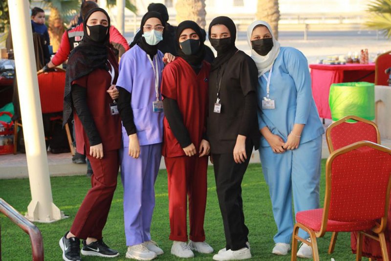 فريق أكاديمية المسعفين" يشارك في مهرجان ممشى الاستقلال