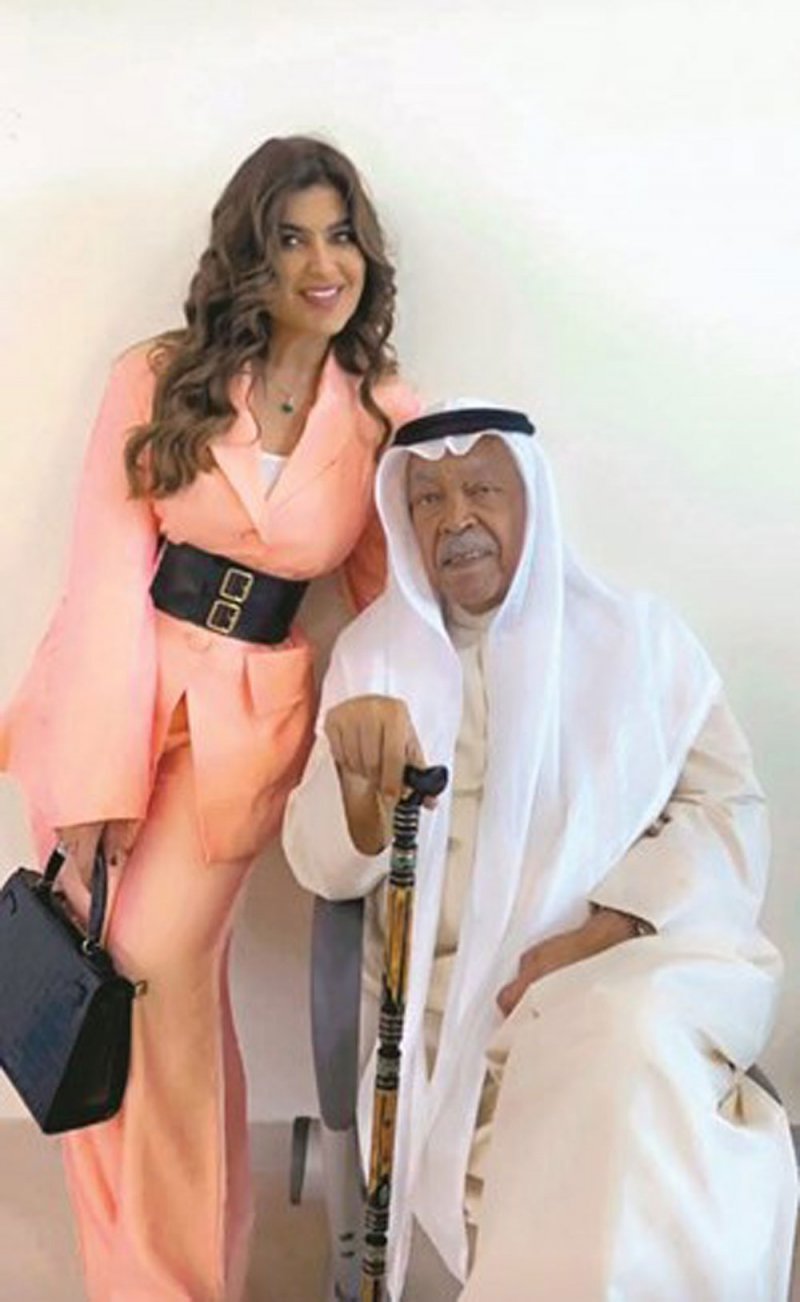 أميرة محمد في دور ابنة الفنان سعد الفرج بالزقوم