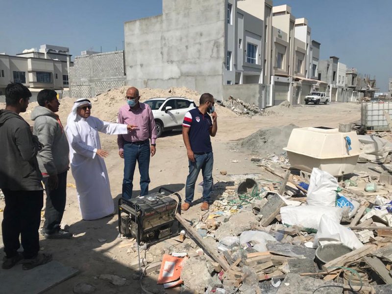 بدء أعمال تسوية طرق "جد الحاج الجديدة"