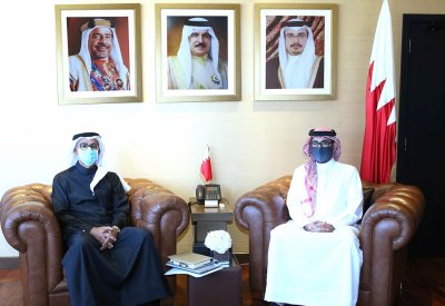 المؤيد يستقبل الرئيس التنفيذي لهيئة جودة التعليم والتدريب