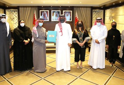 المؤيد يستقبل بن شمس ويتسلم دراسة مرتكزات العمل الشبابي