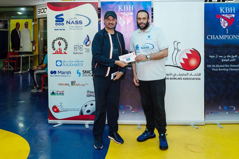 ثبات مراكز الصدارة ببطولة خالد بن حمد للبولينج
