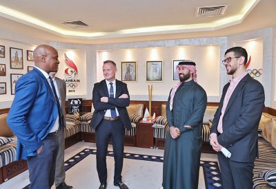 الكوهجي يلتقي رئيس الاتحاد الدولي للرياضة المدرسية