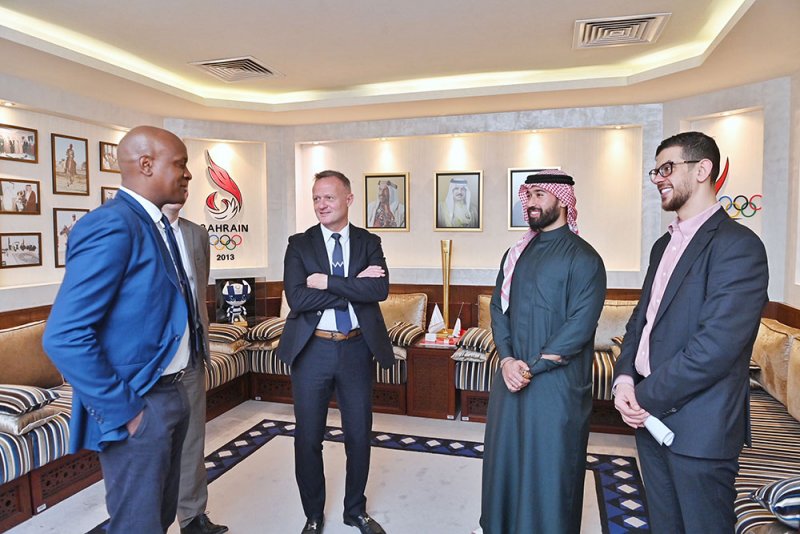 الكوهجي يلتقي رئيس الاتحاد الدولي للرياضة المدرسية
