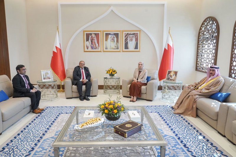 رئيسة مجلس النواب تستقبل سفير جمهورية الهند لدى مملكة البحرين