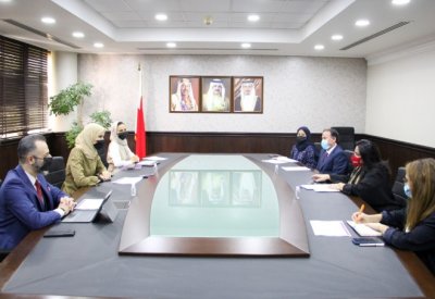 الأمين العام لمجلس التعليم العالي تبحث مع الجامعة الملكية للبنات سير البرامج الاكاديمية