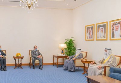 سمو الشيخ محمد بن مبارك آل خليفة يستقبل وفد اللجنة اليهودية الامريكية