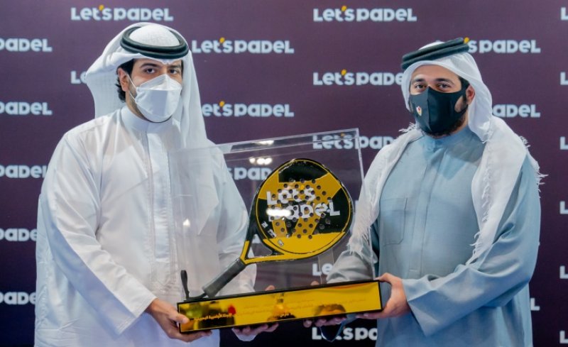 سمو الشيخ خالد بن حمد يشهد ختام بطولة (لتس بادل) الدولية