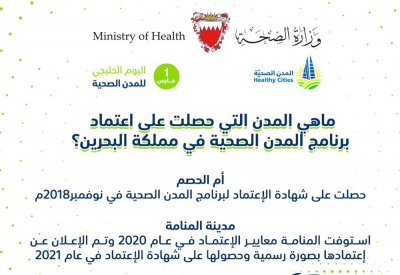 تعرف على أسماء المدن الصحية في البحرين