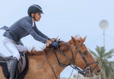 سلطان الرميحي يحقق لقبي الناشئين في بطولة ألبا لقفز الحواجز