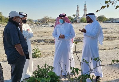 بالصور: ممشى جديد في هورة سند 