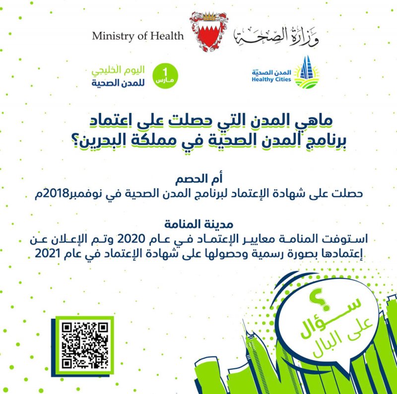 تعرف على أسماء المدن الصحية في البحرين
