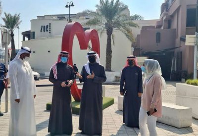 أمانة العاصمة تنفذ خطتها التجميلية بمجمع 338