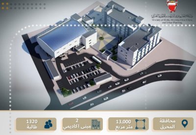 "الأشغال": الانتهاء من أعمال التصاميم لمشروع إنشاء المدرسة الابتدائية الإعدادية للبنات بقلالي