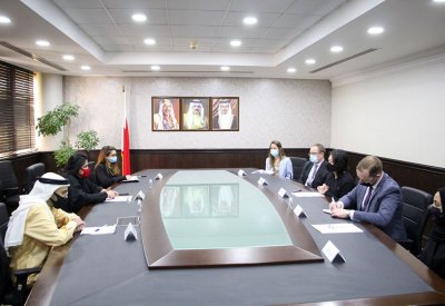 الامين العام لمجلس التعليم العالي تستقبل الرئيس التنفيذي لشركة Ecctis