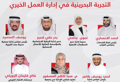 التجربة البحرينية في إدارة العمل الخيري بندوة البلاد الخميس القادم